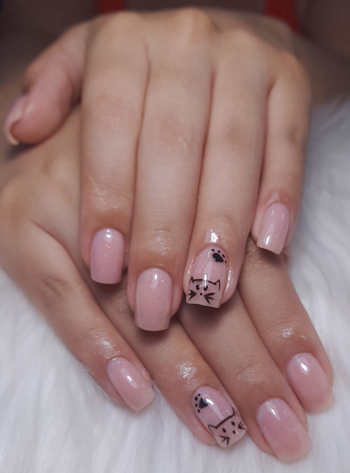 Nail art gatitos
